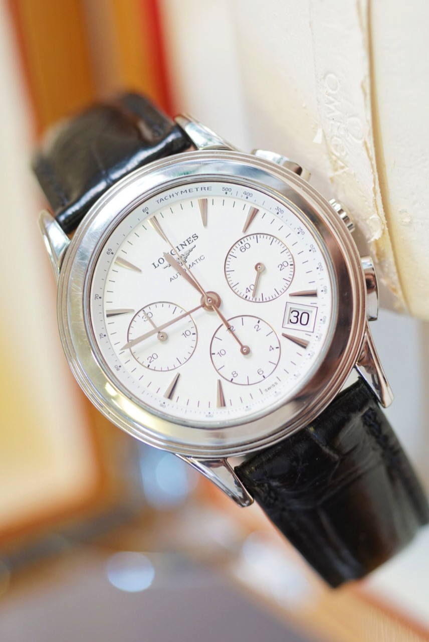 ng h Longines Flagship Automatic Chronograph L.650.2 c ch nh h ng