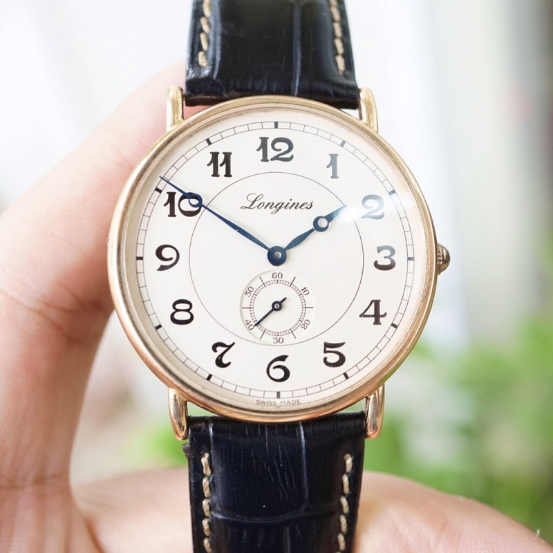 đồng hồ Longines L4.785.4 vàng đúc 18k cũ chính hãng