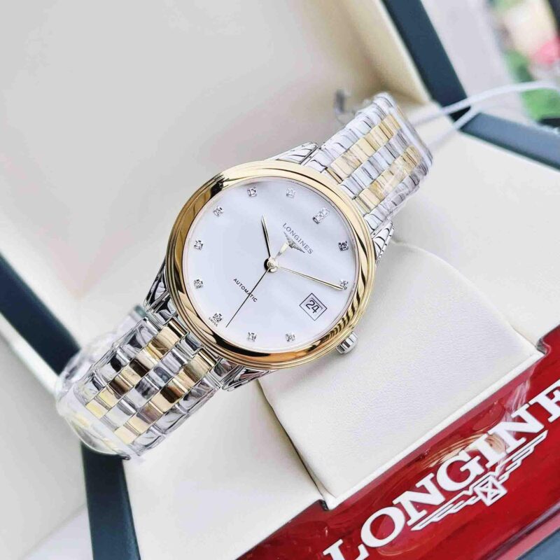 Longines Flagship Diamond Demi Gold - L4.774.3.27.7