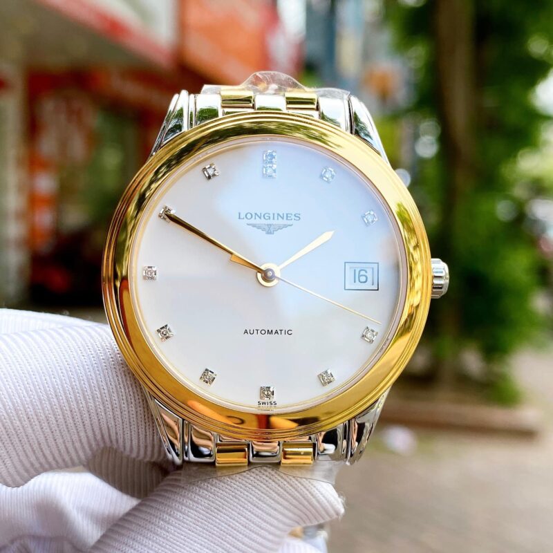 Longines Flagship Diamond Demi Gold - L4.774.3.27.7