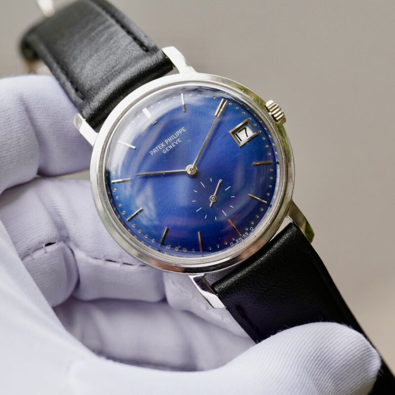 Patek Philippe 18k White Gold Blue Dial