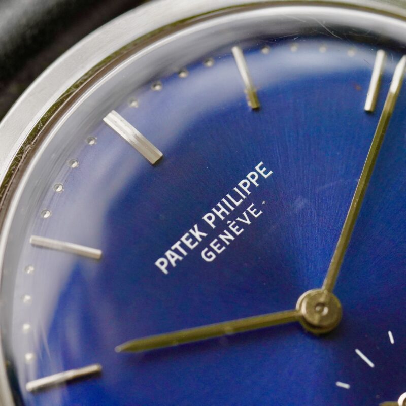 Patek Philippe 18k White Gold Blue Dial