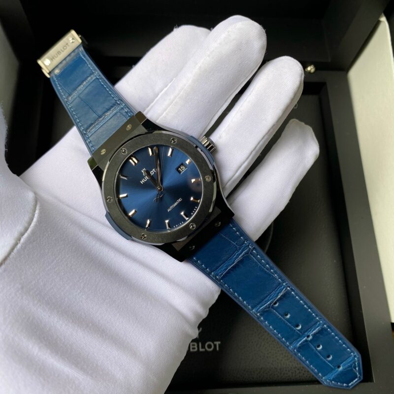 Đồng Hồ Hublot Classic Fusion Ceramic Blue 42mm 542.CM.7170.LR