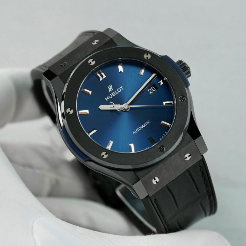 Đồng Hồ Hublot Classic Fusion Ceramic Blue 42mm 542.CM.7170.LR