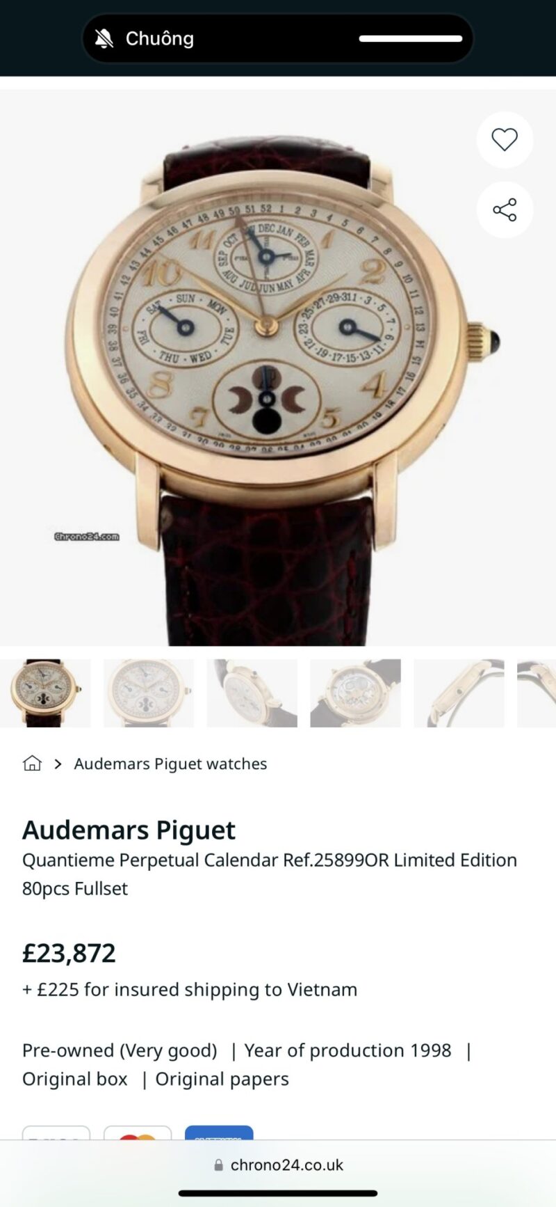 Audemars Piguet Millenary Perpetual Calendar - Limited Edition Rose Gold on Strap 25899OR.O.0067CR.01