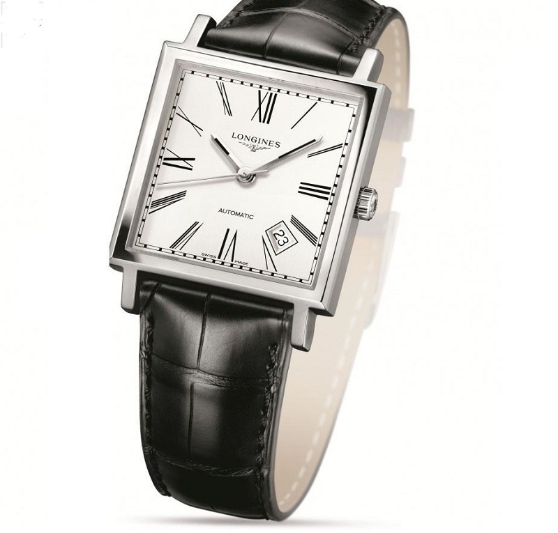 đồng hồ Longines mặt vuông