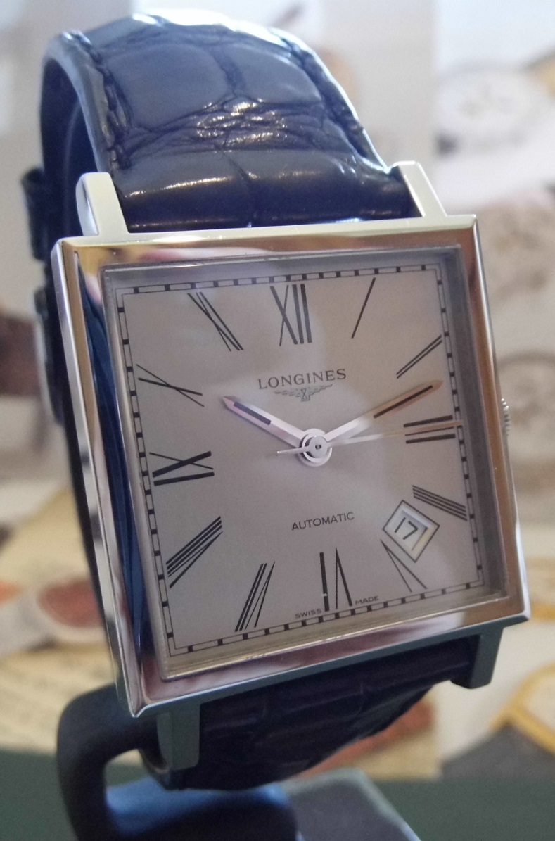 đồng hồ Longines mặt vuông