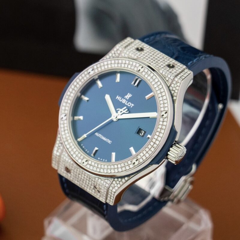 Hublot Classic Fusion Blue Dial 42mm Fullbox