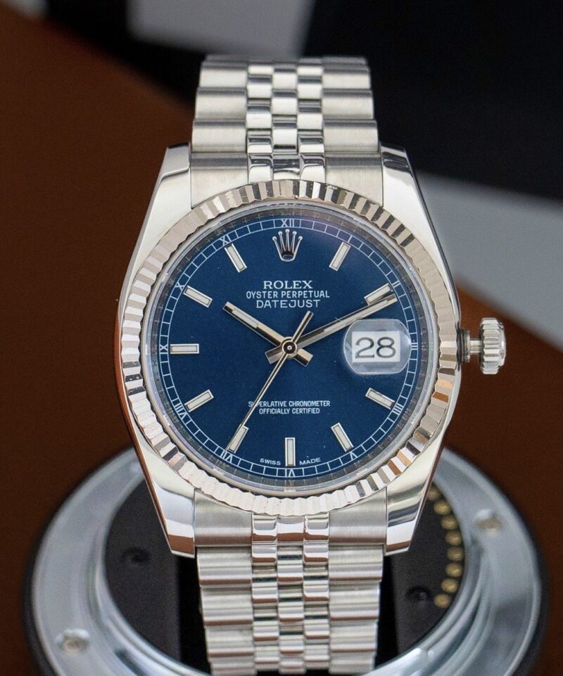 Rolex DateJust 116234 Blue Dial Fullbox