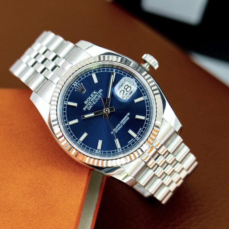 Rolex DateJust 116234 Blue Dial Fullbox