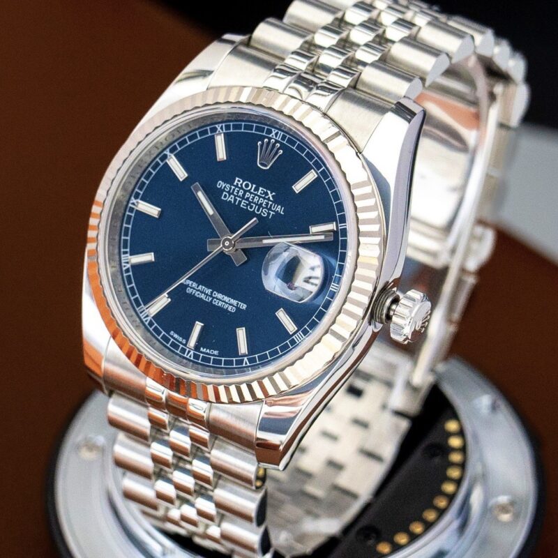 Rolex DateJust 116234 Blue Dial Fullbox