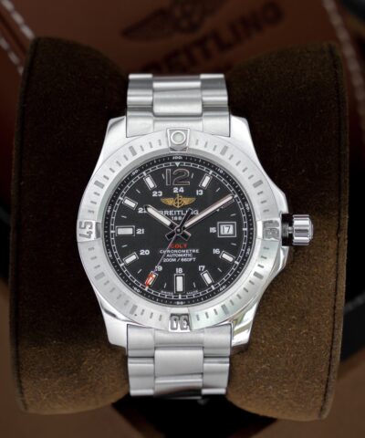 Breitling Colt Black Dial Automatic Steel A17388