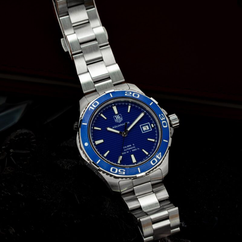 Đồng hồ Tag Heuer Aquaracer Automatic Blue Ceramic WAK2111.BA0830 Cũ Chính Hãng