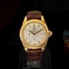 Đồng hồ OMEGA DEVILLE COAXIAL CHRONOMETER 18K ROSE GOLD 4652.20.32 46522032 Cũ Chính Hãng.