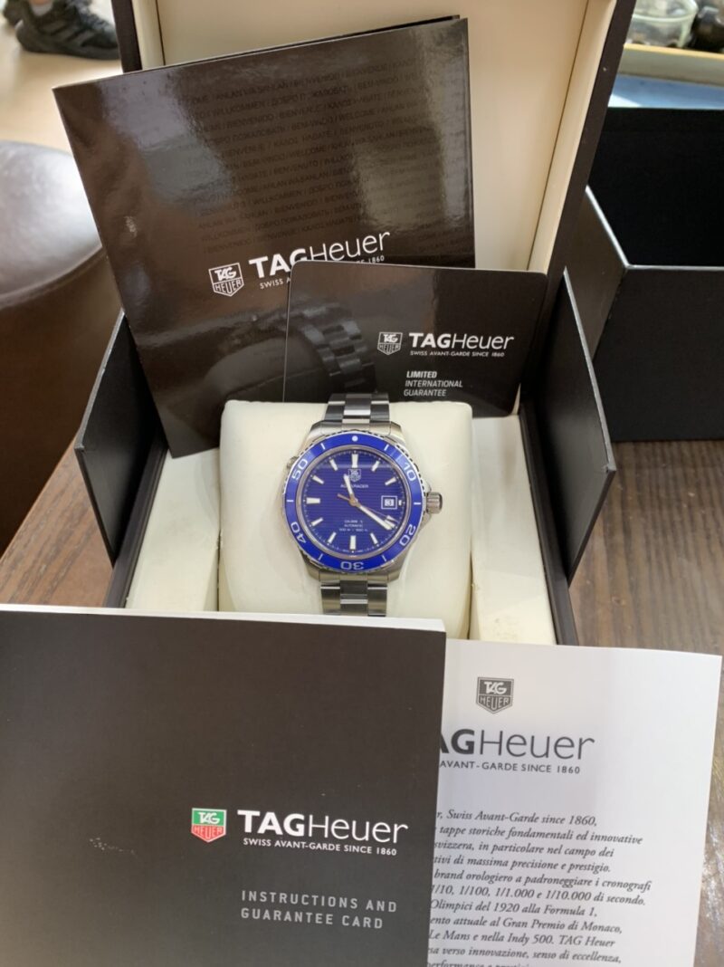 Đồng hồ Tag Heuer Aquaracer Automatic Blue Ceramic WAK2111.BA0830 Cũ Chính Hãng