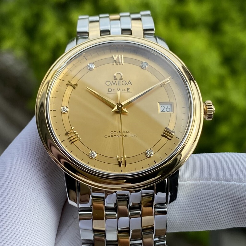 đồng hồ Omega De Ville Prestige 424.20.37.20.58.002 cũ chính hãng