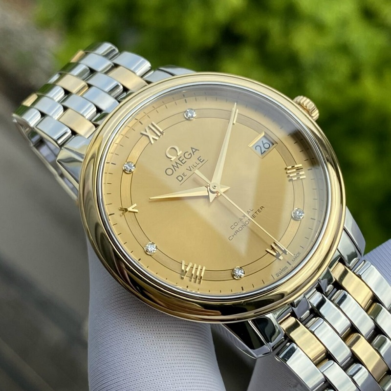 đồng hồ Omega De Ville Prestige 424.20.37.20.58.002 cũ chính hãng