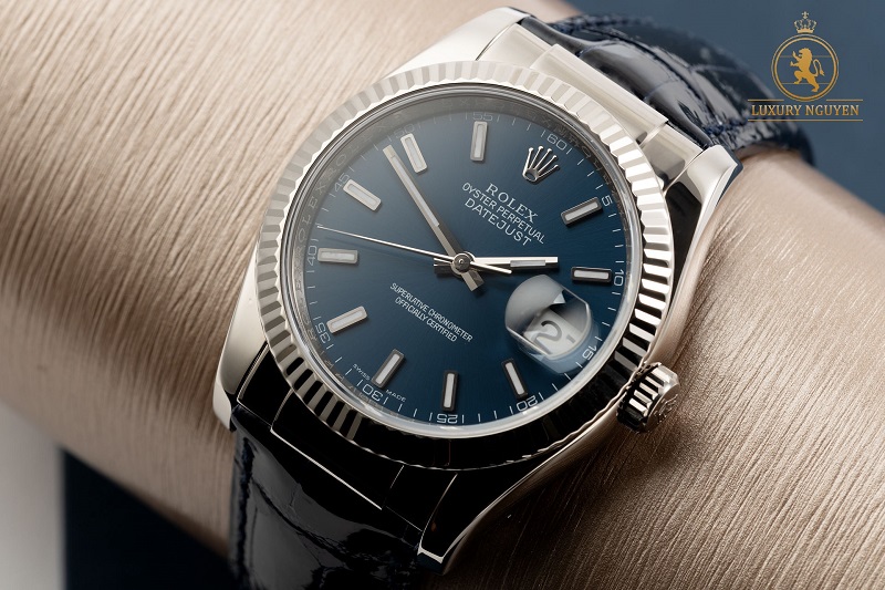 đồng hồ Rolex Oyster Perpetual Datejust dây da