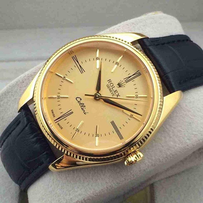 đồng hồ Rolex Cellini dây da