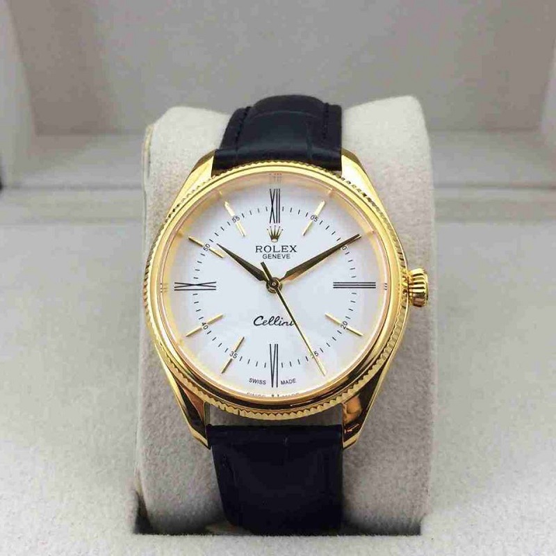 đồng hồ Rolex Cellini dây da