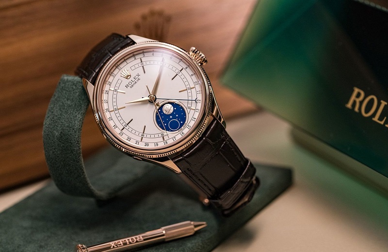 Giá đồng hồ Rolex Cellini dây da