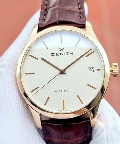 Đồng Hồ Zenith Elite Captain Port Royal Rose Gold 18.5000.2572PC/01.C498  Cũ Chính Hãng