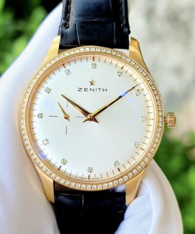 Đồng Hồ Zenith Heritage Ultra Thin Diamond 22.2010.681/02.C998 Cũ Chính Hãng