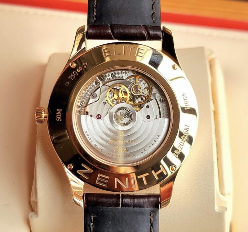 Đồng Hồ Zenith Heritage Ultra Thin Diamond 22.2010.681/02.C998 Cũ Chính Hãng