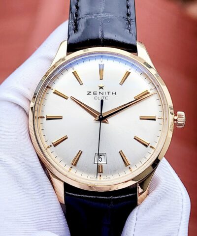 Zenith Captain Elite White Dial 18.2020.670/02.C498 Cũ Chính Hãng