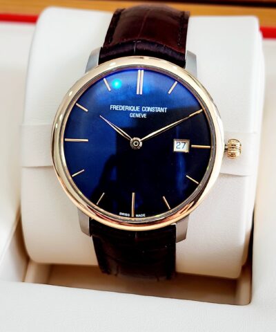 ĐỒNG HỒ Frederique Constant SLIMLINE NIỀNG VÀNG KHỐI 18K FC-306G4STZ9 Cũ Chính Hãng