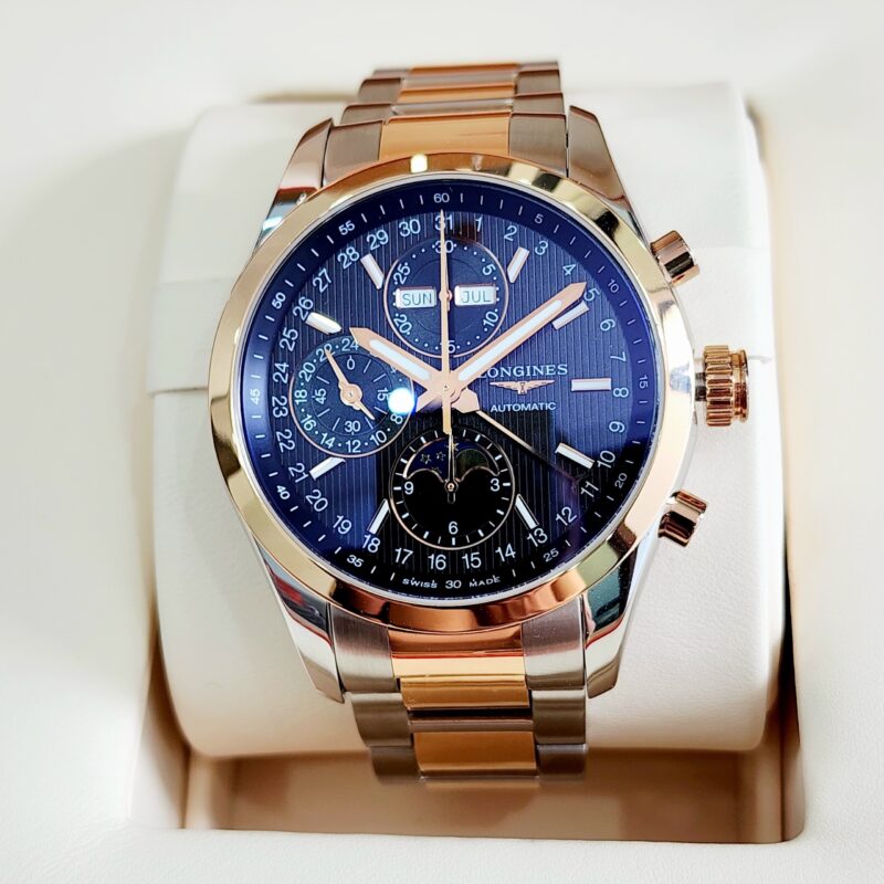 Longines Conquest Chronograph Complete Calendar L2.798.5.52.7 Cũ