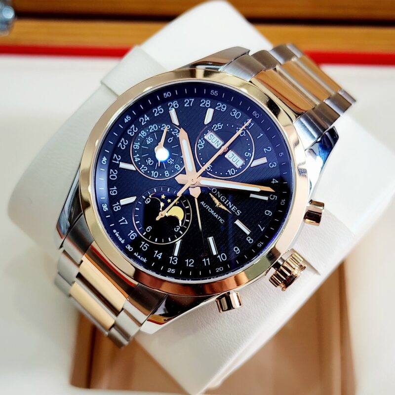 Longines Conquest Chronograph Complete Calendar L2.798.5.52.7 Cũ