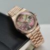 Đồng Hồ Rolex Day-Date 36 Everose Mother of Pearl Diamond Dial 118235