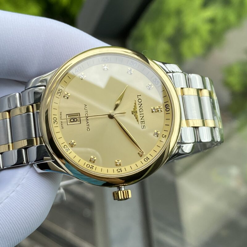 Đồng Hồ Longines Master Collection Diamond DemiGold 18K - L2.628.5.37.7 Cũ