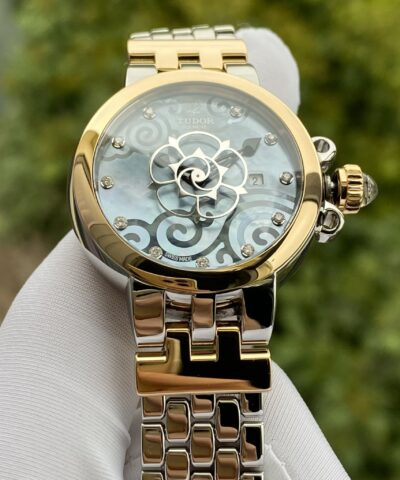 Đồng Hồ Tudor Clair De Rose Automatic Mother of pearl Dial Stainless Steel 35401 Cũ