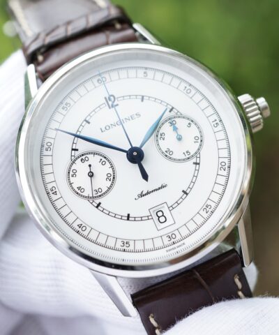 Đồng Hồ Longines Heritage L2.800.4.26.2 Chronograph Watch Cũ