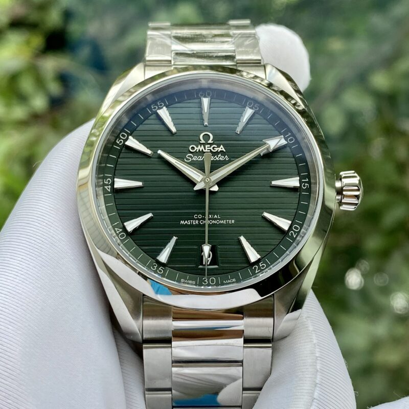 Đồng hồ OMEGA AQUA TERRA 150M GREEN CO‑AXIAL MASTER CHRONOMETER 220.10.41.21.10.001 Cũ