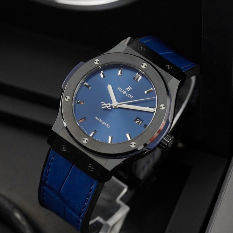 Đồng Hồ Hublot Classic Fusion Ceramic Blue 542.CM.7170.LR Cũ