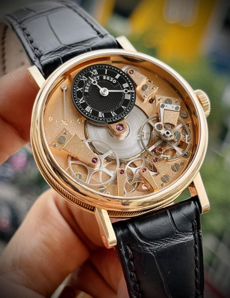 Đồng hồ Breguet Tradition 7027br/r9/9v6 mechanical watch rose gold Cũ