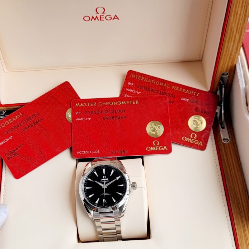 Đồng Hồ Omega Aqua Terra Master Chronometer 8900 Black Dial 220.10.41.21.01.001 cũ