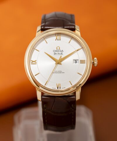 Đồng Hồ OMEGA DE-VILLE PRESTIGE CO‑AXIAL 424.53.40.20.02.001 Rose gold Cũ