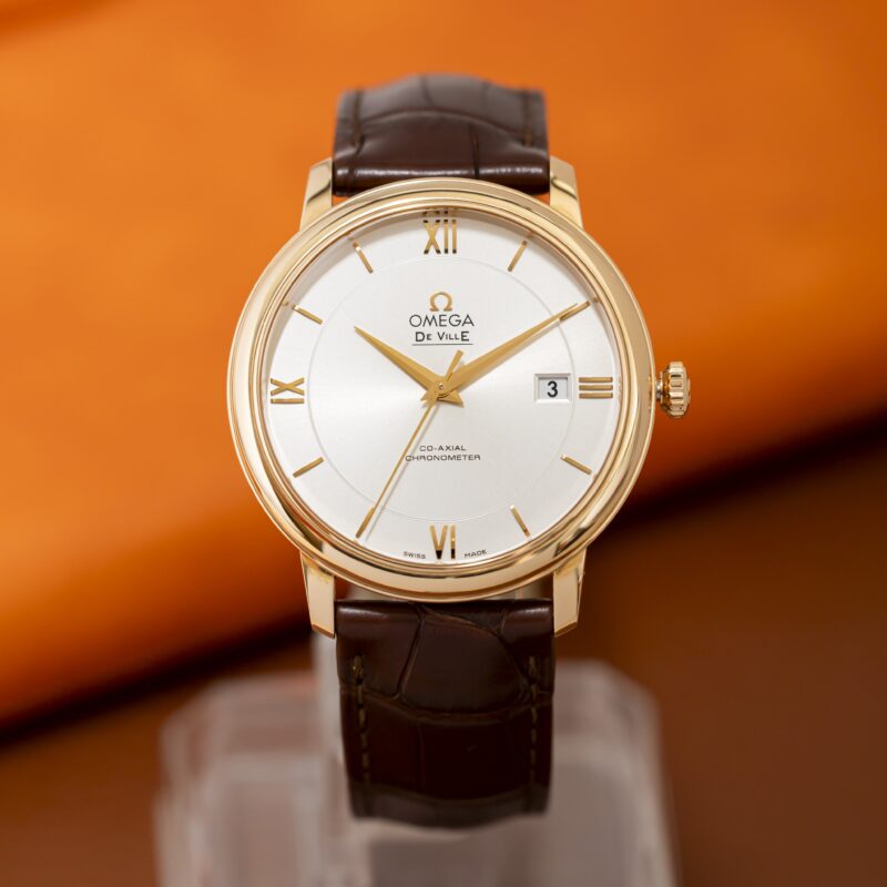 Đồng Hồ OMEGA DE-VILLE PRESTIGE CO‑AXIAL 424.53.40.20.02.001 Rose gold Cũ