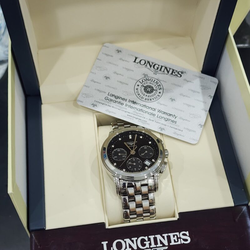 Đồng Hồ Longines Flagship Chronograph Diamond - L4.803.4 Cũ