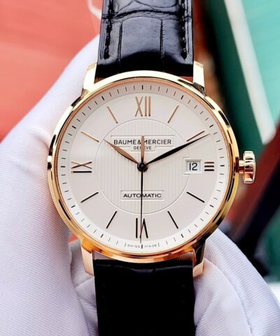 Đồng Hồ Baume & Mercier Classicma 18K Rose Gold  MOA10271 Cũ