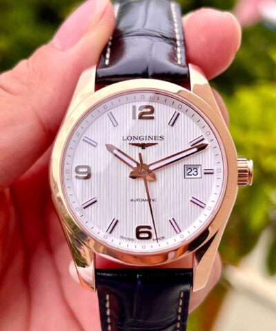 Đồng Hồ Longines Conquest Classic L2.785.8.76.3 Rose Gold 18k Cũ