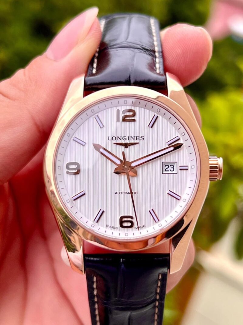 Đồng Hồ Longines Conquest Classic L2.785.8.76.3 Rose Gold 18k Cũ