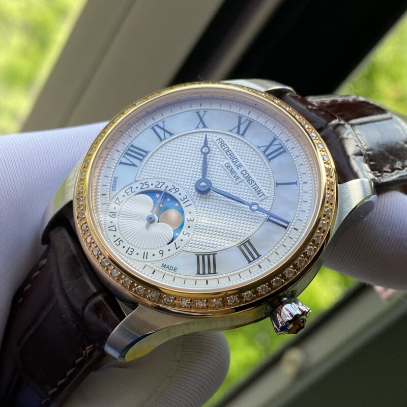 Đồng Hồ Frederique Constant Manufacture Moonphase Diamond FC-705MMC3MDZ9 Cũ