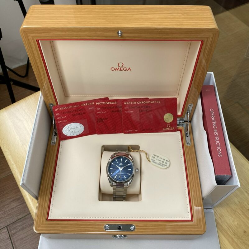 Đồng Hồ Omega Seamaster Aqua Terra Blue 220.10.41.21.03.001 Cũ