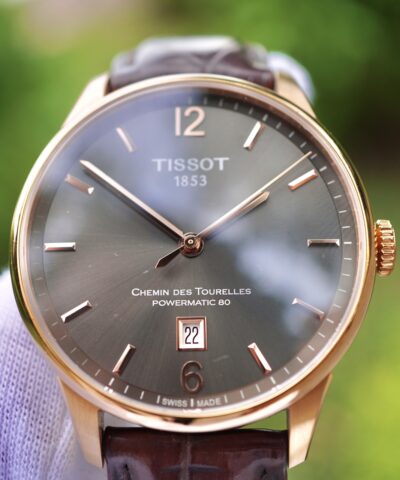 Đồng Hồ Tissot Chemin Des Tourelles Powermatic 80 Gray T099.407.36.447.00 Cũ