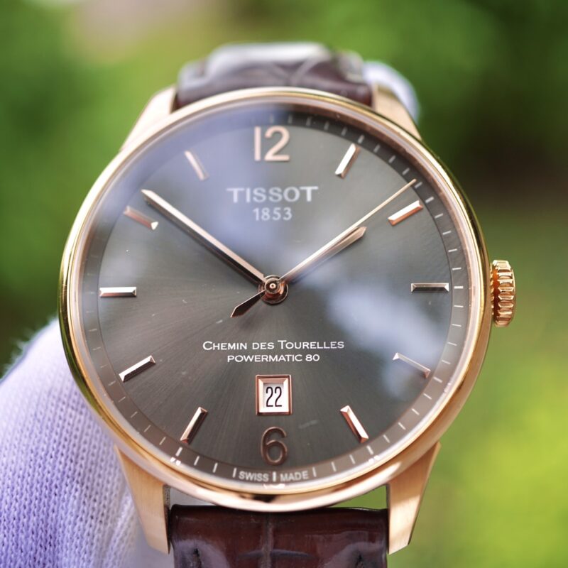 Đồng Hồ Tissot Chemin Des Tourelles Powermatic 80 Gray T099.407.36.447.00 Cũ